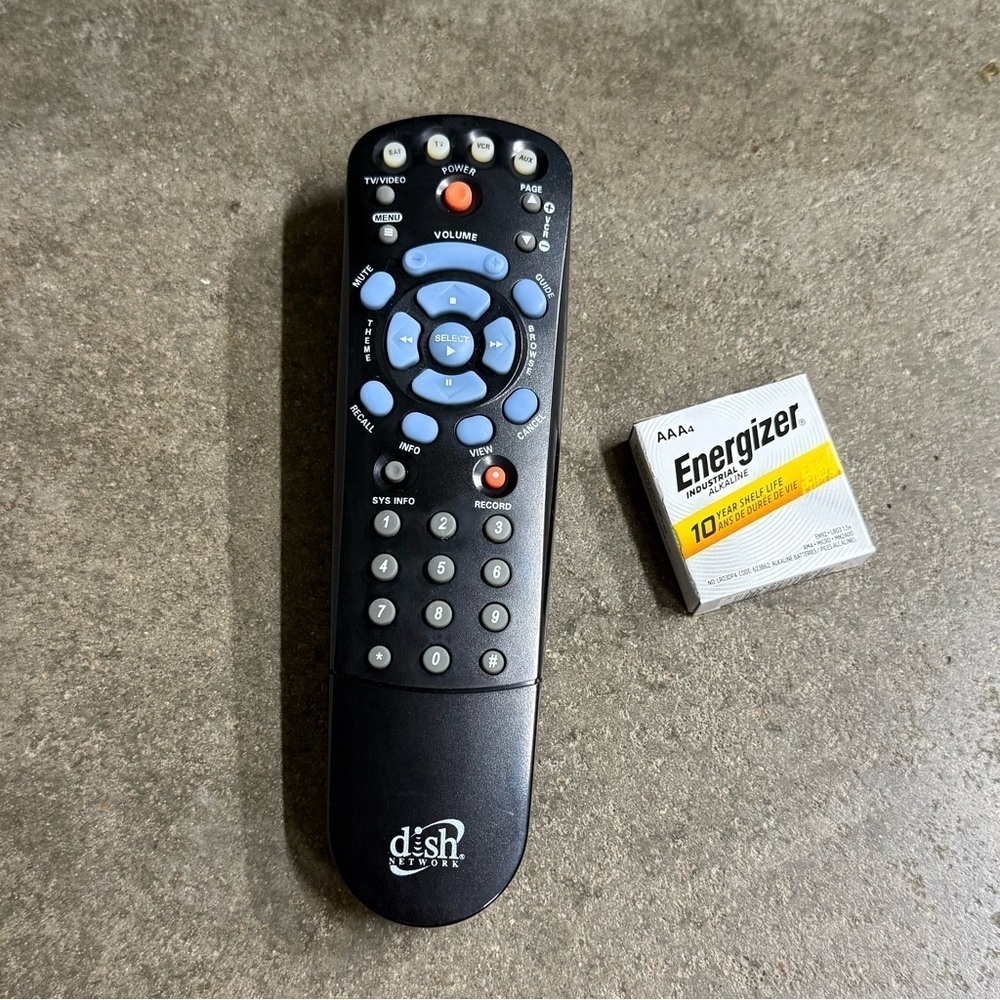 Dish Network IR Remote 103602 OEM Tested Working w/ New Batteries